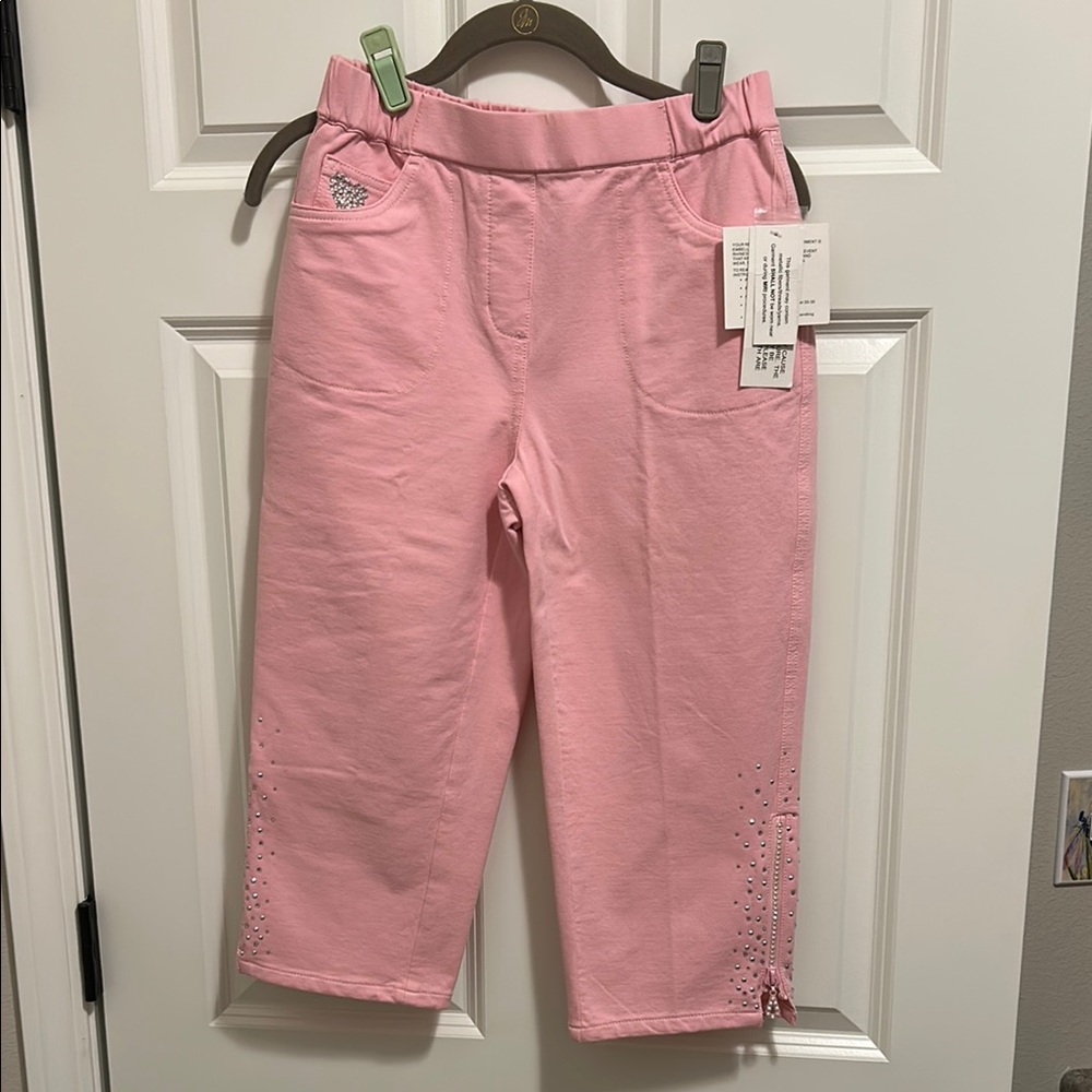 NEW WITH TAGS Womens Quacker Factory Capri Pants in regular XSMALL